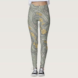 Leggings poisson de mosaïque