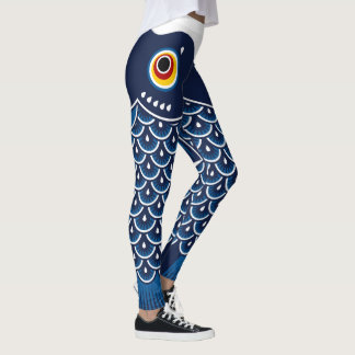Leggings Poisson japonais Motif Koinobori