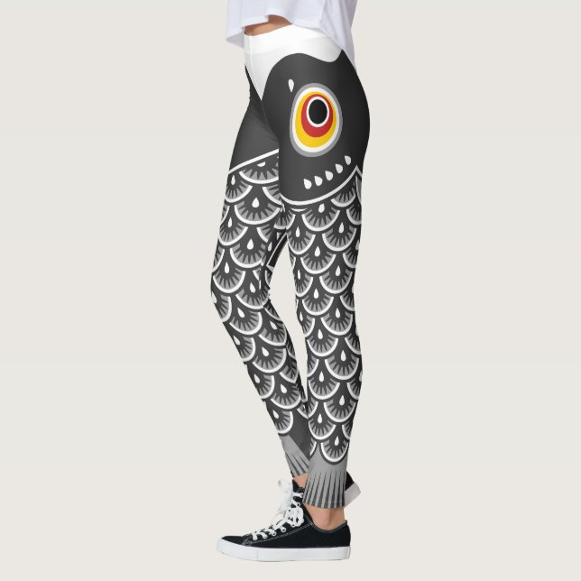 Leggings Poisson japonais Motif Koinobori (Gauche)