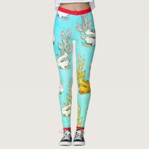 LEGGINGS POISSON JAPONAIS PÊCHE NAGEANT