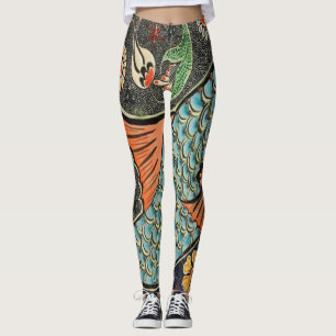 Leggings Poisson mosaïque