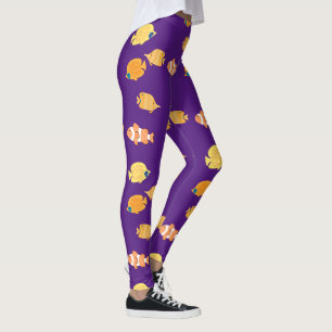 Leggings Poisson tropical