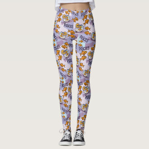 Leggings Poissons cadeau design pour Zodiac star gazeuses
