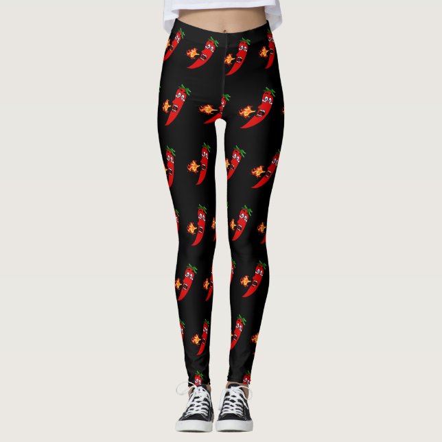 Leggings Poivre chaud Firey (Devant)