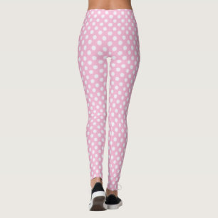 Leggings Polka point rose
