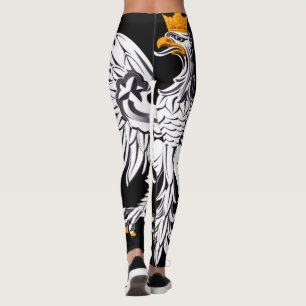 Leggings Polonais Aigle & Pologne, patriotes de mode/sports