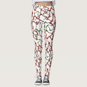 Leggings Polygones de Noël victoriens