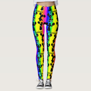 Leggings POM-POM GIRL EN COULEUR cool ET COLORÉ