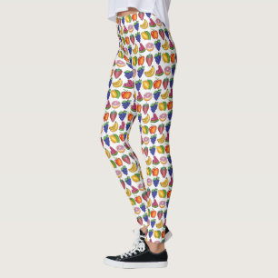 Leggings Pomme Banane citron citron Lime Raisins Fruit Berr