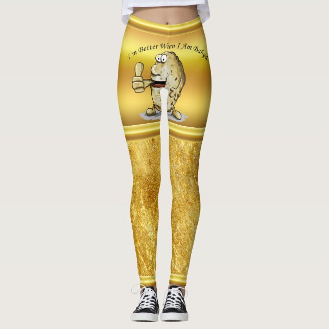 Leggings pomme de terre de personnage de dessin animé avec (Devant)