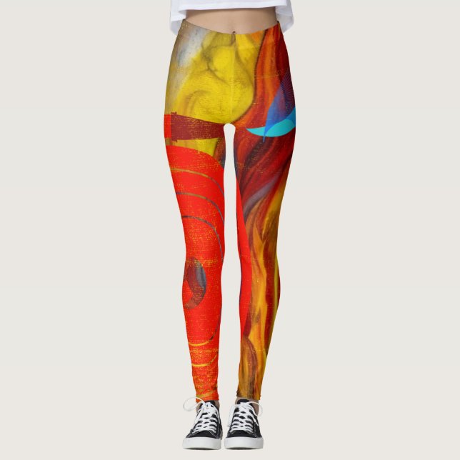 Leggings Pompiers Flare (Devant)