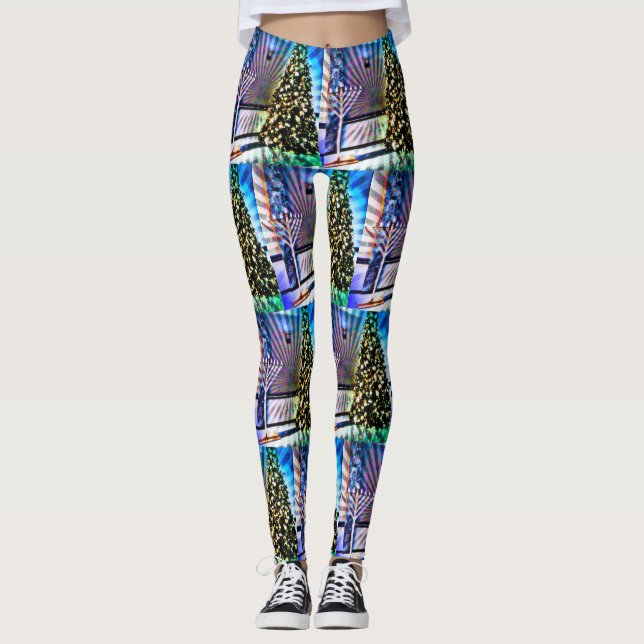 Leggings Pop Art Holidays (Devant)