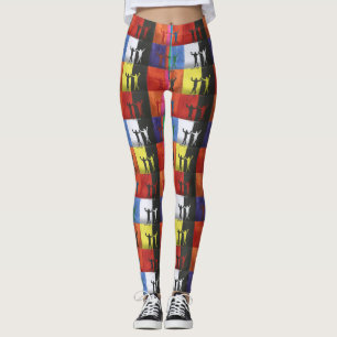 Leggings Pop art no.1 par Yeshaya Dank - unité et harmonie