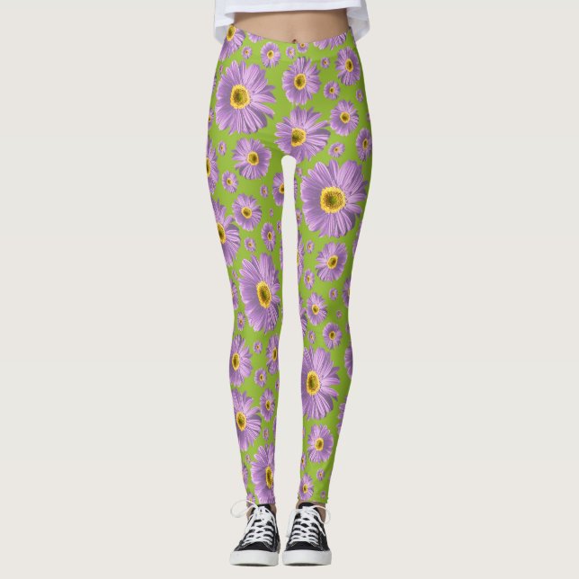 Leggings Pop Daisy Purple (Devant)