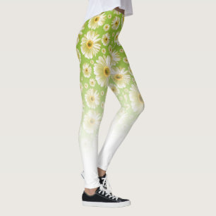 Leggings Pop Marguerite Blanche