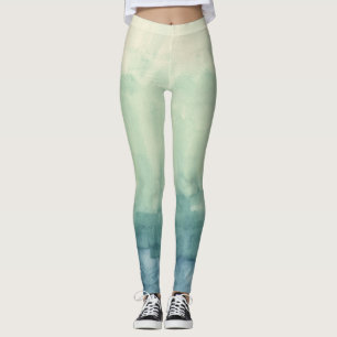 Leggings Porte active bleu ombre
