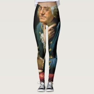 Leggings Portrait De Benjamin Franklin