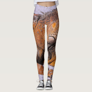Leggings Portrait de l'Iguane