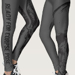 Leggings Pose de cadavre | Légendes | Gris<br><div class="desc">Prêt pour la pose cadavre ? Eh bien,  oui. Soyez votre moi de badass en cours de yoga.</div>