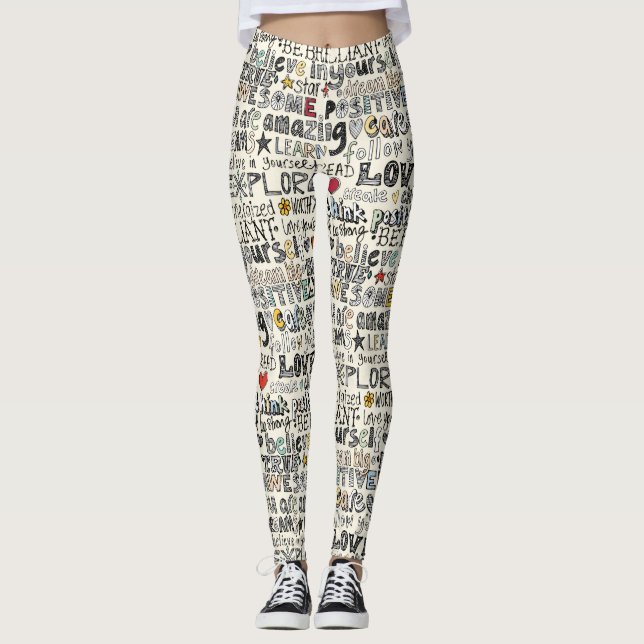 Leggings positif génial (Devant)