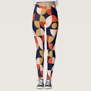 Leggings Poster d'art en forme simple scandinave