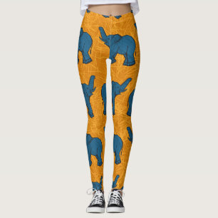 Leggings Poster de animal africain