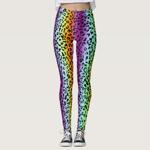 Leggings Poster de animal arc-en-ciel
