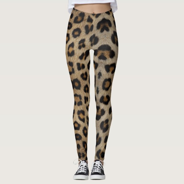 Leggings Poster de animal chic chic chic chic chic chic chi (Devant)
