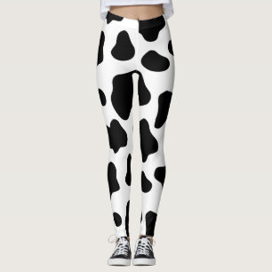 Leggings Poster de animal de vaches motif de points de vach