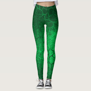 Leggings Poster de animal de vert vert