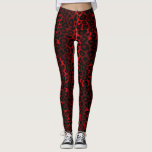 Leggings Poster de animal du léopard rouge foncé<br><div class="desc">Motif animal léopard rouge foncé Imprimer les légendes. ⭐ 99% de mes designs dans mon magasin sont faits en couches. Cela vous permet de redimensionner et de déplacer facilement les graphiques et le texte pour qu'il s'adapte parfaitement à chaque produit. ⭐ (Assurez-vous de redimensionner ou de déplacer les graphiques si...</div>