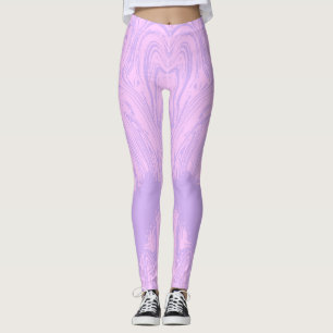 Leggings poster de animal rose sauvage