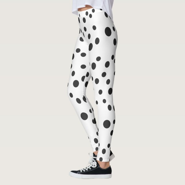Leggings Pots noirs dalmatiens (Gauche)