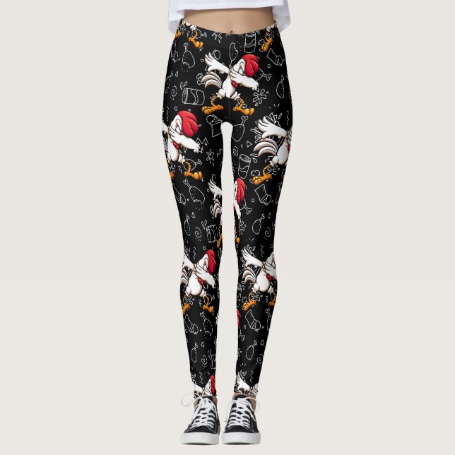 Leggings poule mousseuse (Devant)