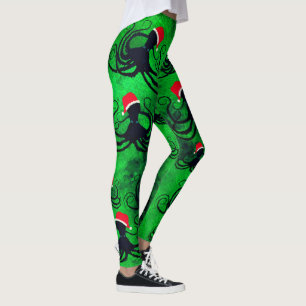 Leggings Poulpe de Noël - guêtres