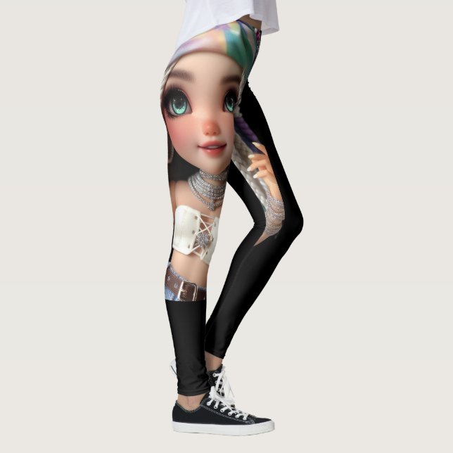Leggings Poupée CHIBI Sassy Assortie (Droite)