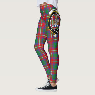 Leggings pour femmes à tartan Clan Haig Crest Scot