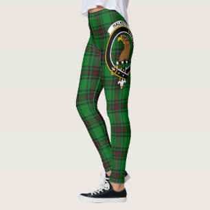 Leggings pour femmes à tartan du blason du clan Ha