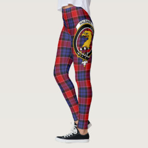 Leggings pour femmes à tartan du blason du clan Ha