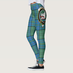 Leggings pour femmes à tartan du blason du clan Lo