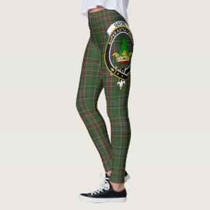 Leggings pour femmes à tartan du blason du clan Sc