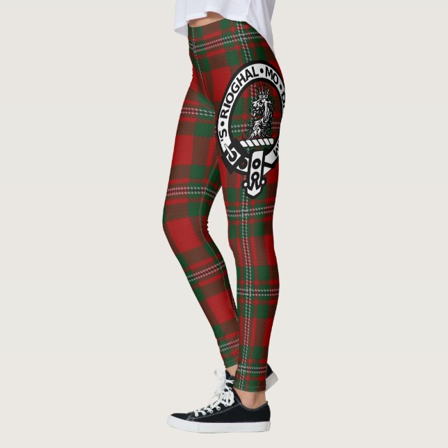 Leggings pour femmes à tartan du Clan Gregor Crest (Gauche)