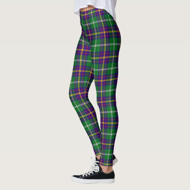 Leggings pour femmes au tartan moderne Inglis du c (Gauche)