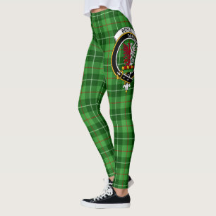 Leggings pour femmes Clan Boyle Crête Tartan Scots