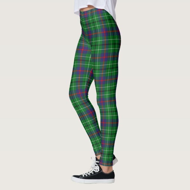 Leggings pour femmes Clan Duncan Tartan Scotstee (Gauche)