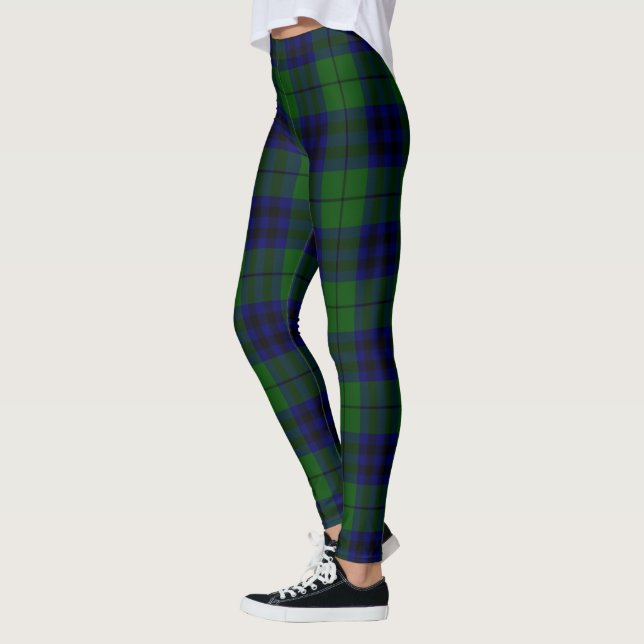 Leggings pour femmes Clan Keith Tartan Moderne Sco (Gauche)