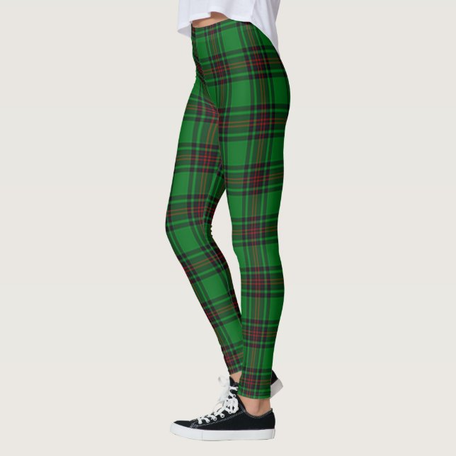 Leggings pour femmes Clan Lundin Tartan Scotstee (Gauche)