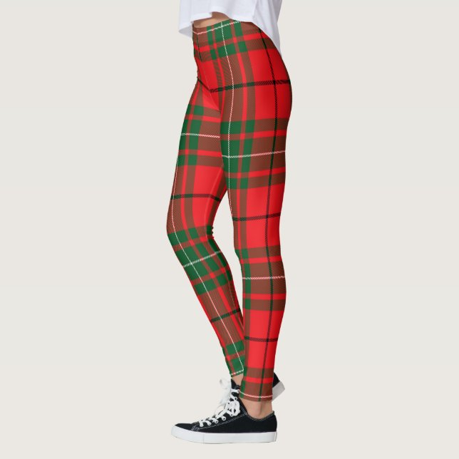 Leggings pour femmes Clan MacAuley Tartan Scotstee (Gauche)