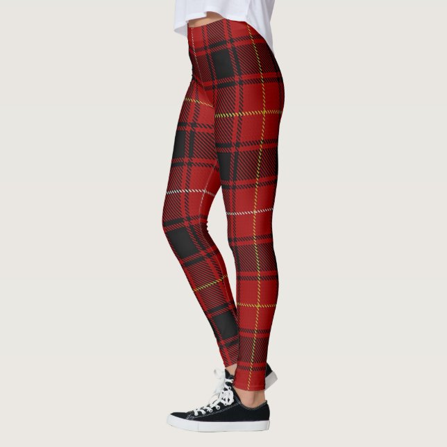 Leggings pour femmes Clan MacIver Tartan Scotstee (Gauche)