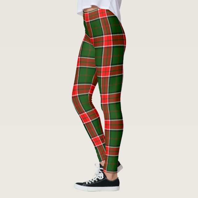 Leggings pour femmes Clan Pollock Tartan Scotstee (Gauche)